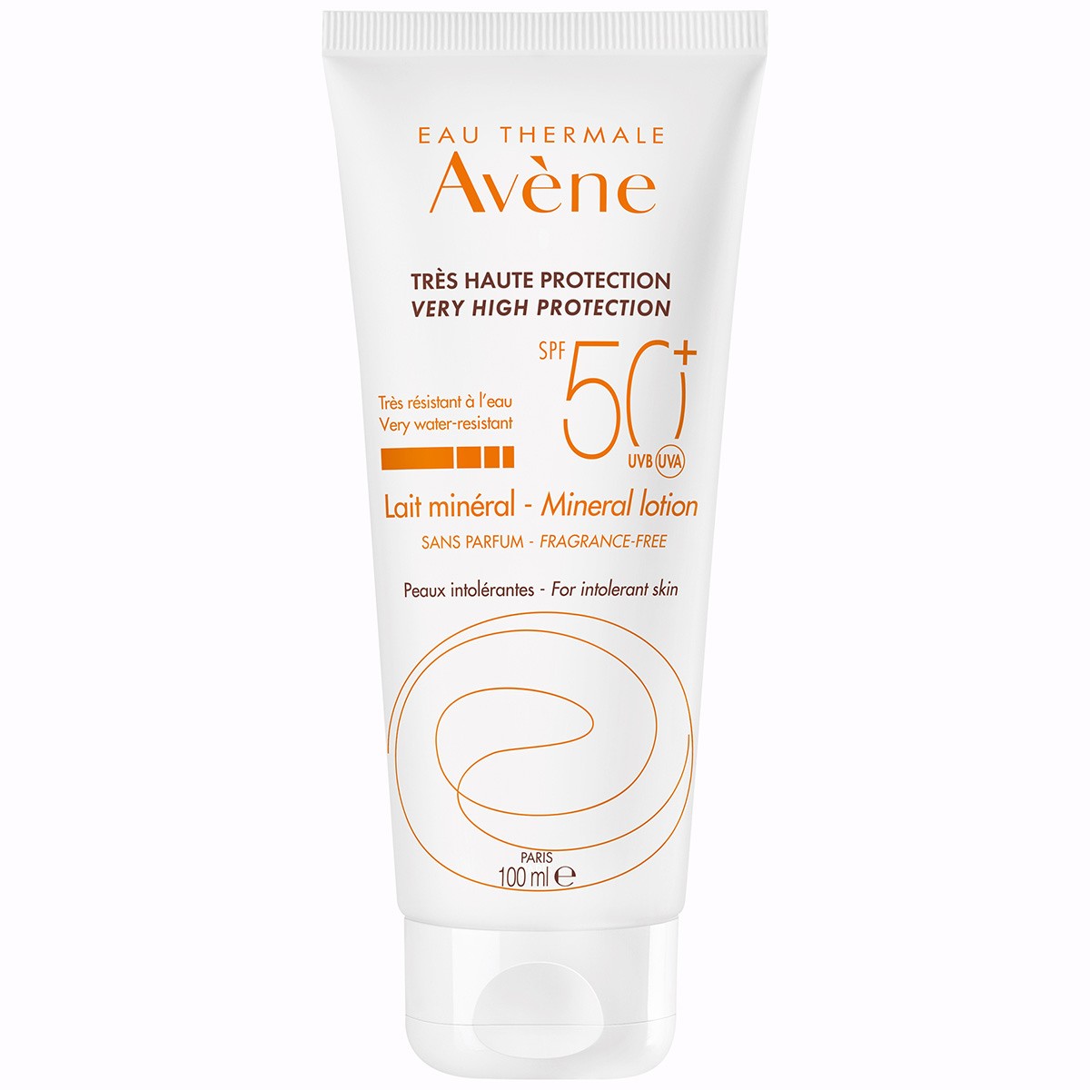 Avene leche SPF-50+ pantalla física 100ml