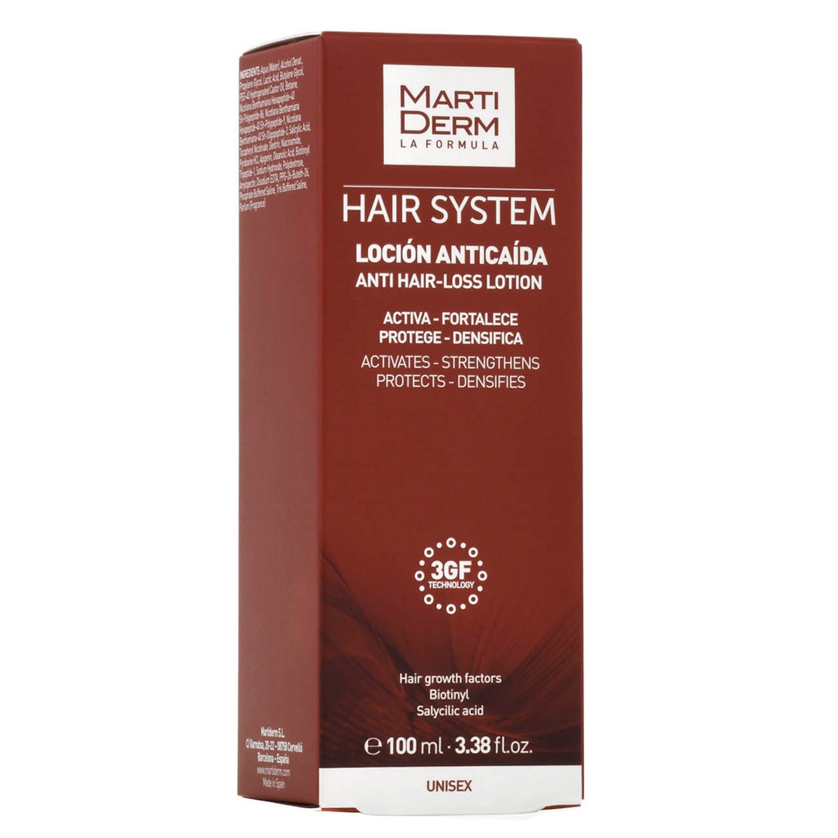 MartiDerm Hair System Loción Anticaída 100 ml