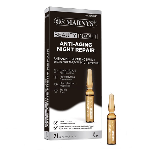 Marnys ampollas anti-aging night repair 7u